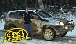 Cory Scott and his Monroe Gas Magnum TDT fltted Prado 4WD