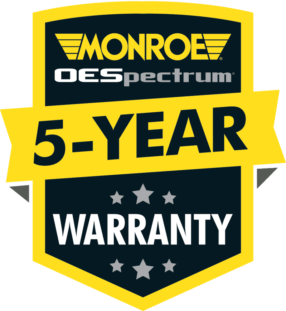 Monroe OE Spectrum 5 Year Warranty